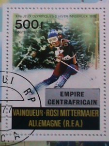 1976 CENTRAL AFRICAN EMPIRE  WINTER OLYMPIC 1976 S/S