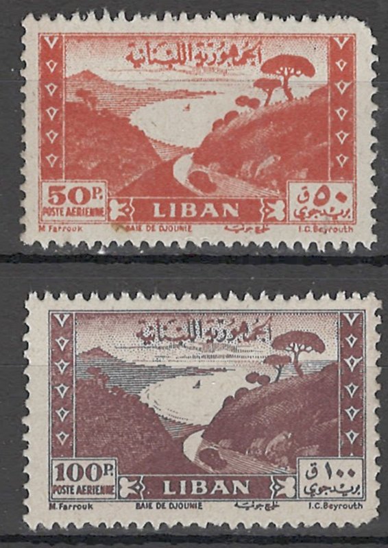 LLECTION LOT OF #1793 LEBANON # C124-5 MH 1947