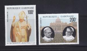 Gabon C218-C219 Set MH Popes