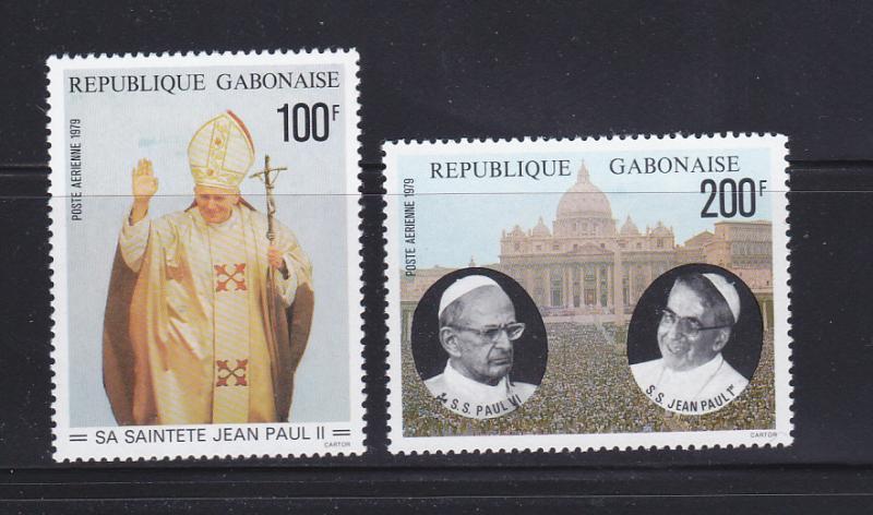 Gabon C218-C219 Set MH Popes