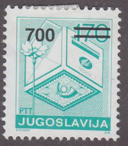 Yugoslavia 1974 Letter, Stamp & Drop Box 1989