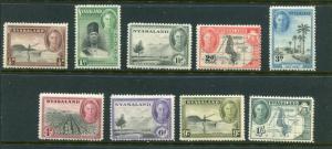 Nyasaland #68-76 MNH