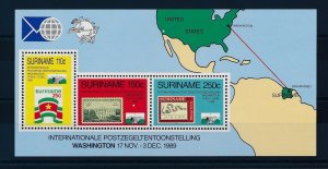 [SU642] Suriname Surinam 1989 Stamp Expo Washington MNH