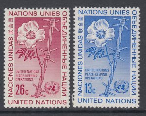 UN New York 265-266 MNH VF