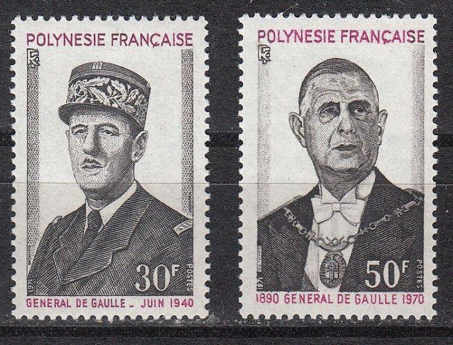 French Polynesia Scott 270-271 Mint hinged (Catalog Value $47.50)