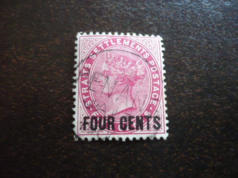 Stamps - Straits Settlements - Scott# 92 - Used Set of 1 Stamp