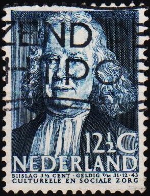 Netherlands. 1938 12 1/2c+3 1/2c S.G.482 Fine Used