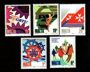 Malta # 953-957 Mint!