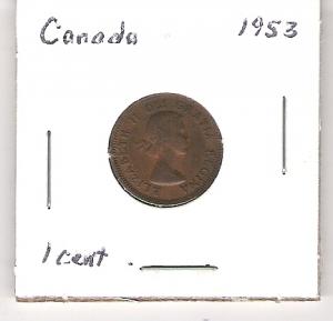 Canada 1953 - 1 cent