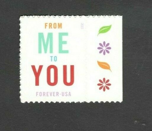 4978 From Me To You With 1 Sticker US Postage Single Mint/nh FREE SHIPPING