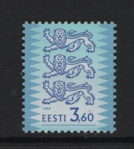 Estonia  #377  MNH 1999  three lions  3.60k