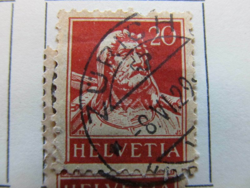 A11P24F157 Switzerland Switzerland 1925 20c fine used stamp-