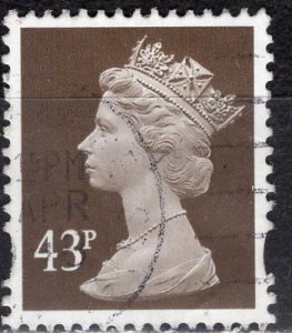 Great Britain; 1996: Sc. # MH232:  Used Single Stamp