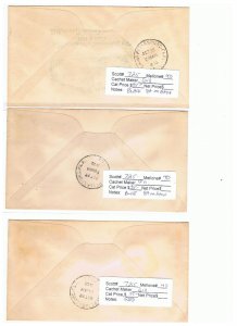 Lot of 9 Daniel Webster First Day covers different John Gill cachets  Scott #725