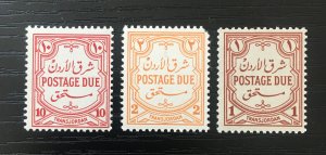 Jordan Stamps, 1942, Sc#j36-8, MNH. Postage Due,Middle east Stamps, Worldwide,