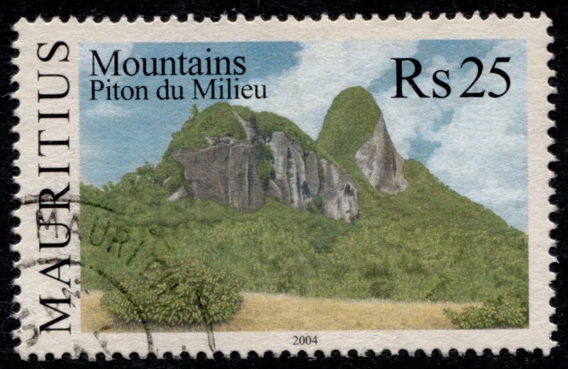 Mauritius #986 Mountains Used CV$2.10