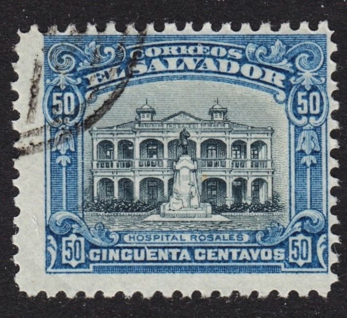 El Salvador Scott 410 F+ used.  Free..