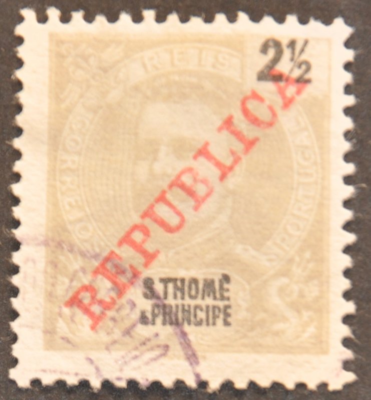 DYNAMITE Stamps: St. Thomas & Prince Islands Scott #91 – USED