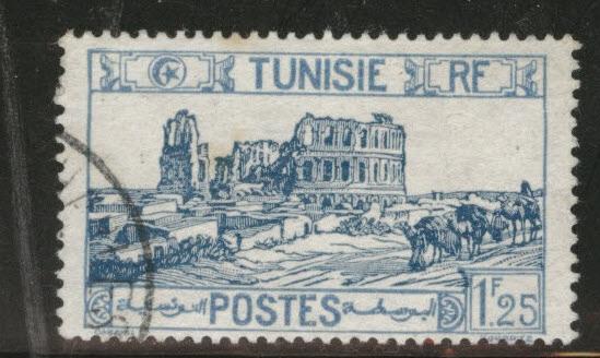 Tunis Tunisia Scott 102 used 1928 stamp