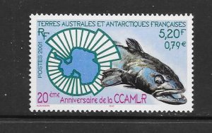 FISH - FRENCH SOUTHERN ANTARCTIC TERRITORY #293  MNH