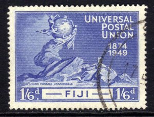 Fiji 1949 KGV1 1/-6d UPU Postal Union Used SG 275 ( J273 )