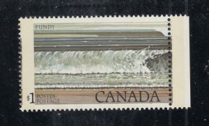 CANADA # 726 VF-MNH $1 FUNDY HUGE MIS-PERF CAT VALUE $400+++++