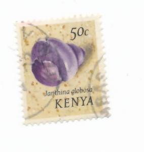 Kenya 1971  Scott 42 used - 50c, Sea Shell