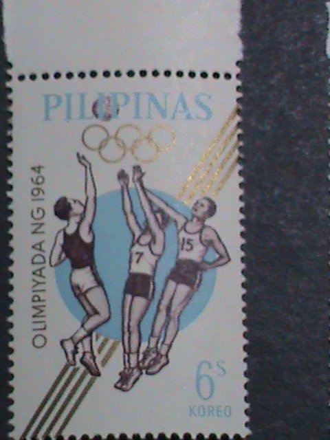 PHILIPPINES-1964-SC# 915-18TH OLYMPIC GAMES-TOKYO'64- JAPAN MNH-VERY FINE