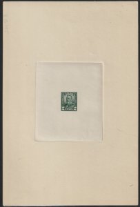 CANADA 1928 KG5 2c SUNKEN DIE PROOF