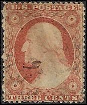 25 Used... SCV $190.00... nicely centered