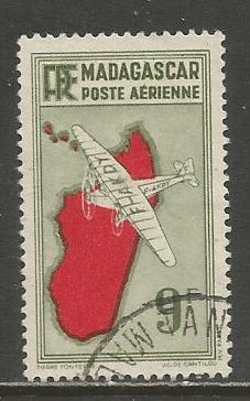 Malagasy  #C18  Used  (1941)  c.v. $0.35