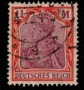 Germany Scott 130 Used Germania stamp