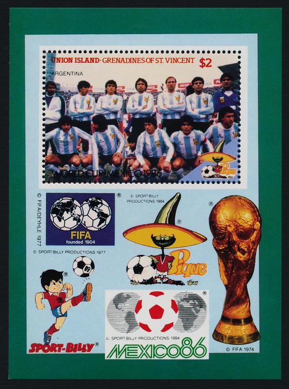 St Vincent Grenadines Union Island 227 MNH World Cup Soccer