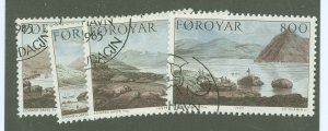 Faroe Islands #121-124  Single (Complete Set) (Art)