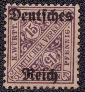 Wurttemberg - O178 1920 MH