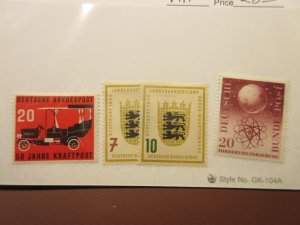 GERMANY Scott 728, 729-730, 731 MINT HINGED Lot7 Cat $28.75