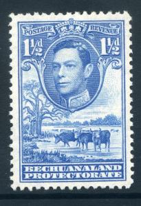 BECHUANALAND;   1938 early GVI issue fine Mint hinged 1.5d. SP-245621