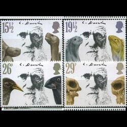 G.B. 1982 - Scott# 965-8 Darwin Set of 4 NH