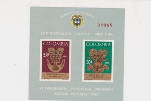 Columbia Crests Mint Never Hinged Stamps Sheet ref R 17711