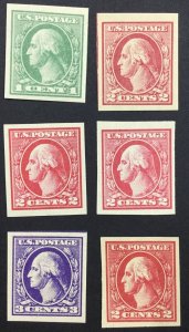 MOMEN: US STAMPS #531-534A,535 MINT OG NH XF LOT #76418 