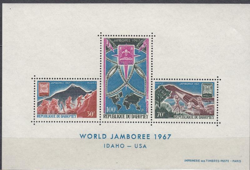 Dahomey - 1967 Boy Scous S/S Sc# C59A -  MNH (2928)