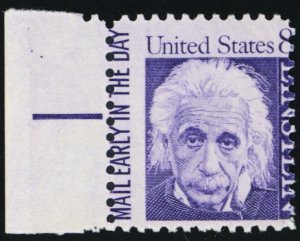 1285, Mint NH 8¢ Misperfed Error Inscription Captured On Stamp