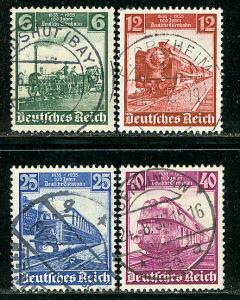 Germany Reich Scott # 459 - 462, used