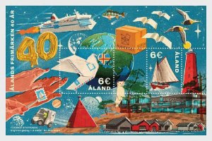 Aland - Postfris/MNH - Sheet 40 years Postage Stamps 2024