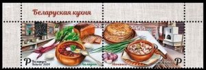 BELARUS 2024-05 FOLKLORE Culture Culinary: Belarusian Cuisine. Top Pair, MNH