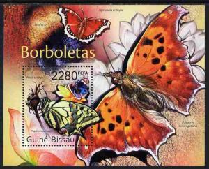 Guinea - Bissau 2011 Butterflies #1 perf m/sheet unmounte...