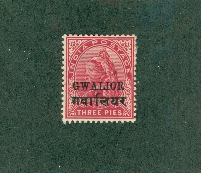 INDIA -GWALIOR STATE  29 MH BIN$ 0.75