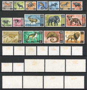 Kenya SG20/35 Set of 16 Fine Used Cat 23 pounds