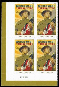 PCBstamps  US #5300 PB $2.00(4x{50c})World War 1, MNH, (PB-3)