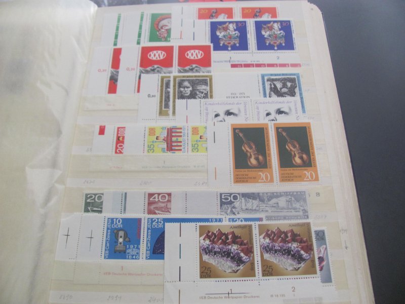GERMANY DDR MNH & USED IN FAT STOCK BOOK bEAUTIFUL STOCK  (232)